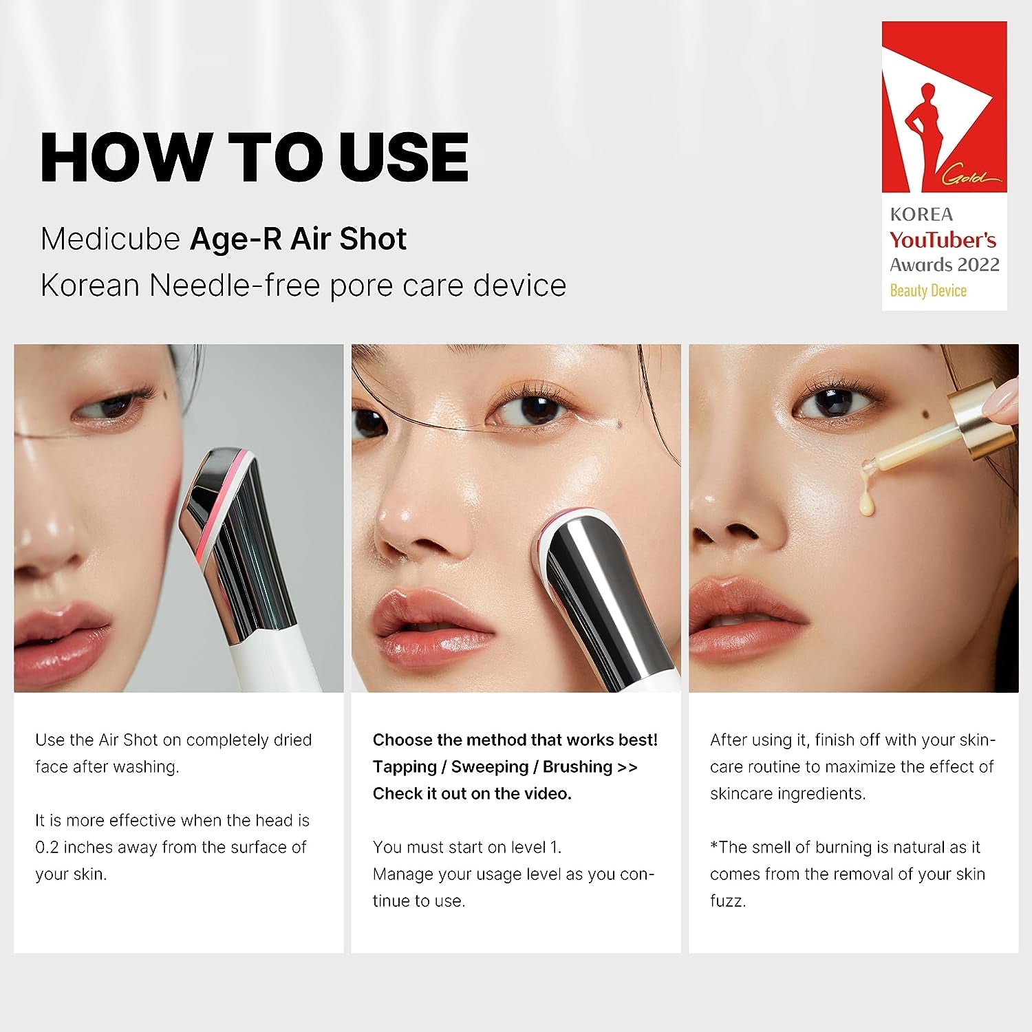 Transform Your Skin with the Age-R ATS Air Shot - The Ultimate Microneedling Pore Tightening Device for Exquisite Absorption, Refined Pores, and Silky Smooth Texture!